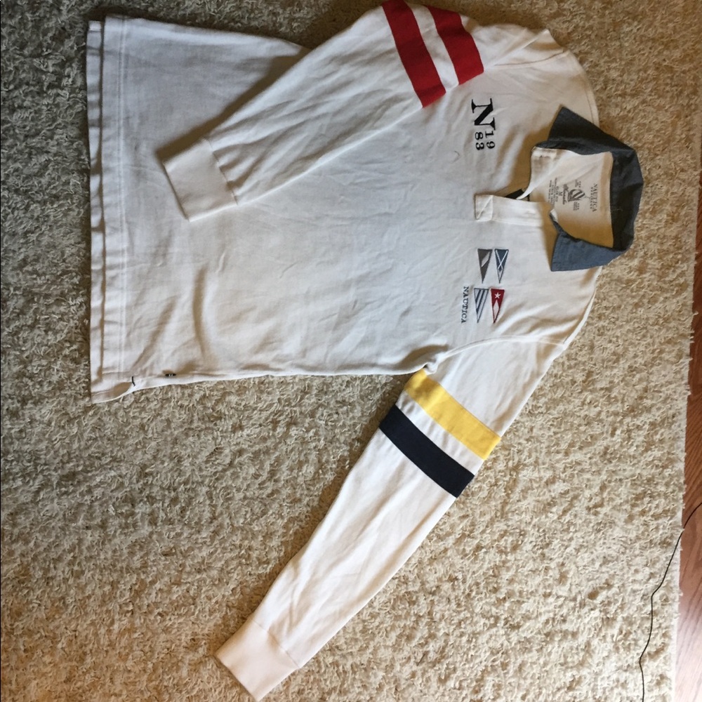 Nautica heritage flag wear shirt 🔥